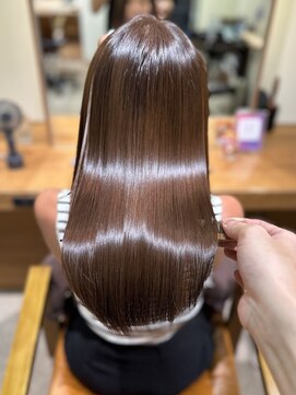 ナル 新宿(nalu) nalu新宿/髪質改善/縮毛矯正/METEO/透明感/インナーカラー/新宿