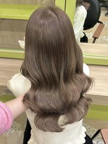 イオエ 西梅田(ioe)&nbsp;ブリーチなしカラー/髪質改善/ミルクティーベージュ/小顔ヘア