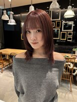 サラビューティーサイト 志免店(SARA Beauty Sight)&nbsp;【ピンクベージュ】ブリーチなしワンカラー