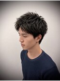 アップバングショート
