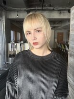 ノラジャーニー(NORA Journey)&nbsp;【蔵人】レイヤーボブレイヤーカットミルクティーベージュ