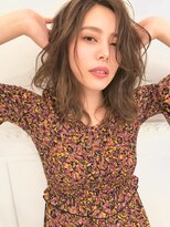ディーバ 横浜(D.I.E.V.A)&nbsp;20代30代40代大人上品ひし形レイヤー艶髪アプリコットベージュ