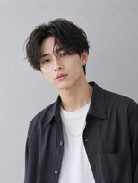 メンズ レガロ 八尾(MEN'S regalo)&nbsp;韓国マッシュセンターパートダウンパーマニュアンスパーマウルフ