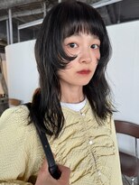 ナヌーク シブヤ(nanuk shibuya)&nbsp;姫カットレイヤーハッシュカットドライパーマニュアンスパーマ