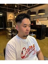 ワンワンオー バーバーショップ 博多店(@110 BARBER SHOP)&nbsp;ツーブロックショートカルマヘアスリックバックジェットフェード