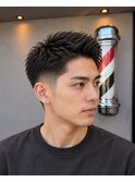 クイッフスタイル｜ローフェード｜ブラックカラー