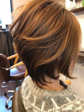 美容室 リ アージュ(RiAju) 毛流れを綺麗に見せられるショートボブ