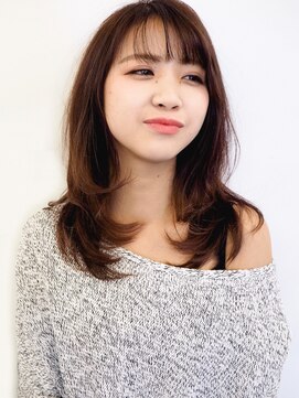 ロフト プロデュースドバイウシワカマル(loft produced by ushiwakamaru) ナチュラル×レイヤー×ストレート