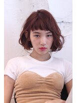 ブラウヘアアンドケア(care)&nbsp;アシメボブ&モードレッド
