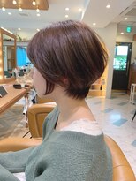 ロンド パルティール 大宮(Lond partir)&nbsp;【石田勇士郎】黒髪毛先パーマ横顔美人ショート