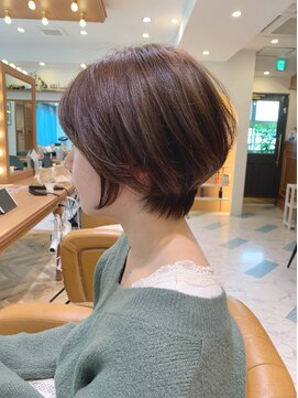 ロンド パルティール 大宮(Lond partir) 【石田勇士郎】黒髪毛先パーマ横顔美人ショート