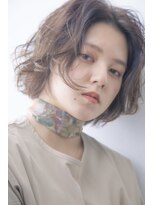 ページボーイ美容室&nbsp;柔らかく動くウェーブボブ