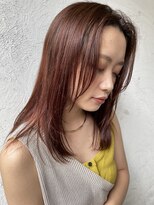 ロロ(ro-ro)&nbsp;【恵比寿ro-ro】イルミナxセンター前髪xココアピンクブラウン