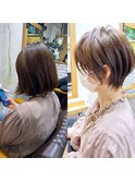【mag】絶壁解消!大人丸みショートボブ【中村】