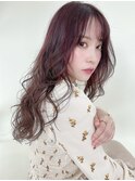透明ラベンダーカラーピンクアッシュ