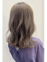 カリン ハッピーヘアライフ 長吉長原店(carin happyhairlife)&nbsp;ミディアムミルクティーアッシュ