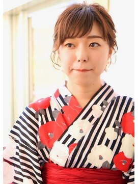 トランクヘアデザイン(TRUNK Hair Design) 【TRUNK Hair Design 西本】浴衣＋ヘアセット