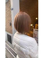 ラフ 難波店(LAFF)&nbsp;#黒髪#ボブルフ#ネビージュ#小顔#ワンレン