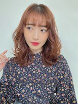 ルービック バランス 天王寺(Rubik's×Balance) エアリーミディ/小顔ヘア/暖色系カラー★イルミナ20代30代