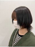 ミニウルフ[ツートーンカラー/ウルフマッシュ/ダークブラウン]