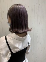 アース 大分セントポルタ店(HAIR&MAKE EARTH) 外ハネ×バイオレットブラウンカラー