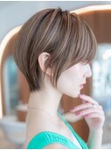 20代30代大人かわいい/小顔カット/結べるボブ/レイヤーカット