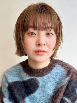 ローネス(LONESS) 外ハネとの相性も抜群◎大人可愛いぷつっとボブ