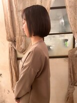 アンテナ(ANTENA) ミニボブ☆ミルクティーベージュ☆★20代お客様施術後★☆