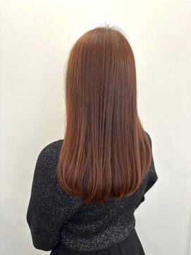 ゼンドットカラスマ(Zen.karasuma) オレンジベージュ×ロング20代30代40代