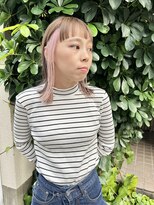 チュダック(ChuDuck)&nbsp;韓国風《インナーピンク》ハイトーン/ケアブリーチ/ダブルカラー