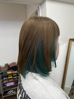 メルシー トータル ブランディング サロン(merci TOTAL BRANDING SALON)&nbsp;インナーカラー/アクアマリン【横浜】
