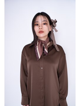 アビーヘアー 住吉店(abie hair) 艶感ぱっつとスタイル