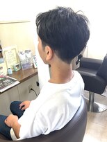 コアフィールフィス(COIFFURE fils)&nbsp;【見附　今町】似合わせカット　黒髪　センターパート