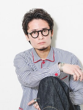 クラスコウベ 三宮店(Krass kobe) 短髪ニュアンスパーマ【上野　竜司】