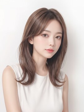 アーダーヘアーサロン 鯖江店(ADER HAIR SALON) ヨシンモリ ショコラアッシュ ふんわりカール