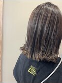 ぷつっとボブ×アッシュベージュ