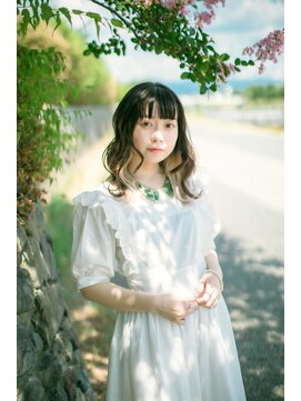 キリ(kiri) インナーカラー×ミルクティー