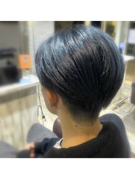 エントランスオブヘアー(ENTRANCE OF HAIR) マッシュ×ブルーブラック