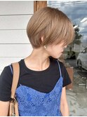 ショート＊シアーベージュ＊20代30代40代＊田中啓之