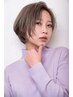 白髪ぼかしハイライト＋フルカラー＋カット＋超音波トリートメント　￥18000