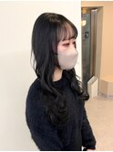 似合わせカット☆/顔まわりレイヤー/ナチュラルブラック
