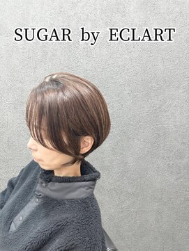 シュガー バイ エクラート 立川南口店(SUGAR by ECLART) 【立川】横顔美人ショートボブ【髪質改善】
