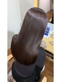 #髪質改善#艶髪#フルボ酸カラー#ソイス#レルミストリートメント