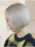 !ダブルカラーホワイトブロンド金髪ホワイトベージュ#原宿