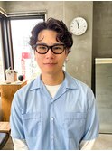 パーマウルフ、ウルフパーマ、グランジパーマ、メンズウルフ