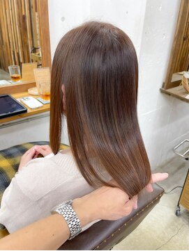 リッカ(RICCA) ミディアムヘア/暗めカラー/グランマッシュ/恵比寿