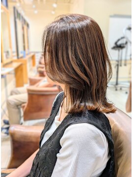 ネオリーブ ジューク 日吉店(Neolive JuQ) 日吉/綱島暗めカラーグランマッシュデザインカラー