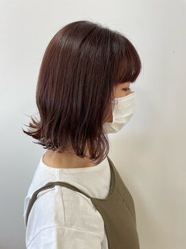 ケンジ 平塚ラスカ店(KENJE) ミディアムヘア/暗めカラー/グランマッシュ/平塚