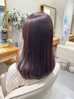 ファム 楽々園店(femme)&nbsp;ピンク系透明感カラー♪