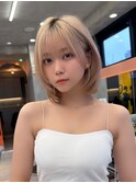 レイヤーボブ×インナーカラー[心斎橋/髪質改善]